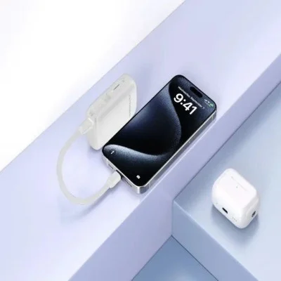Power Bank 5000Mah Powerology - White